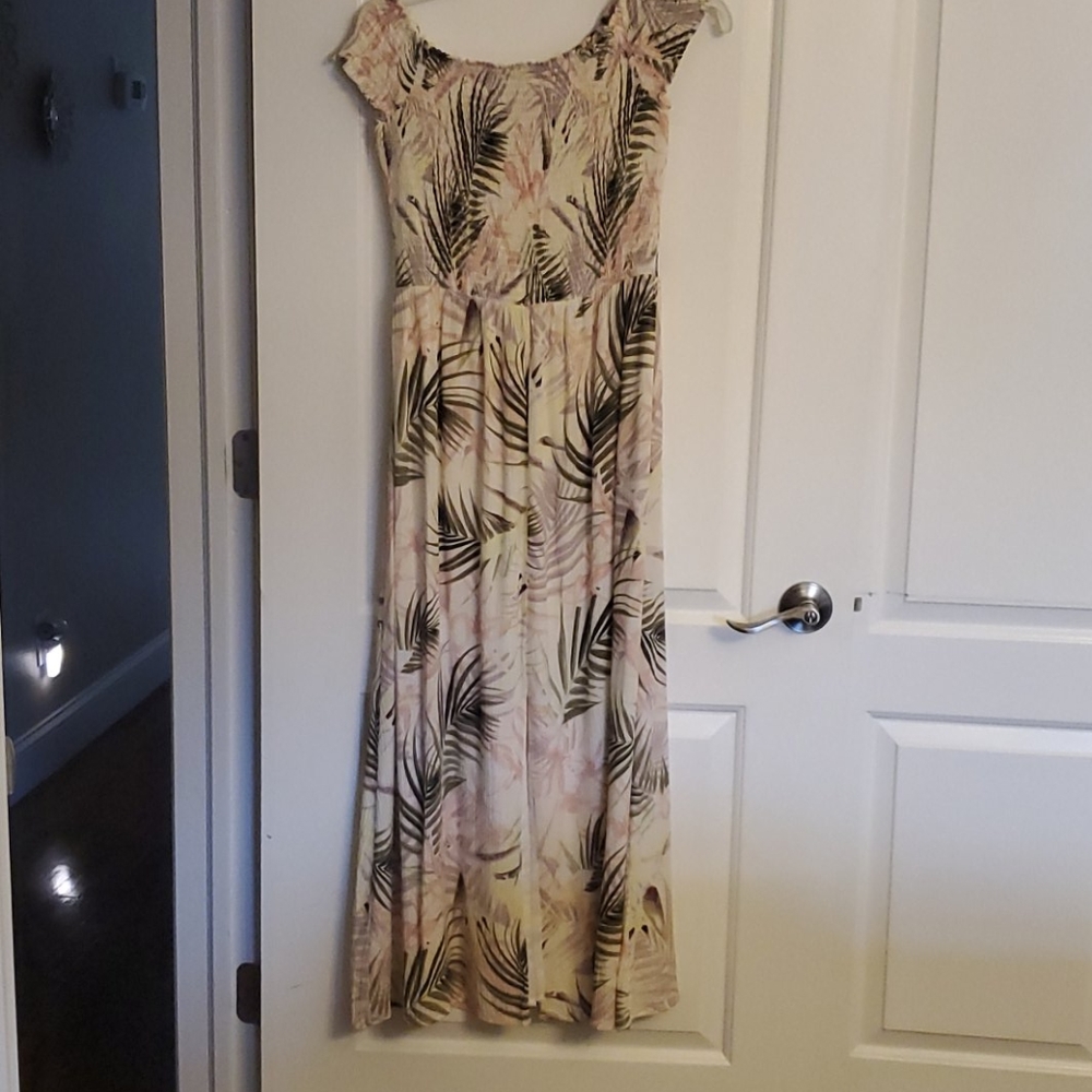 Smocked maxi dress